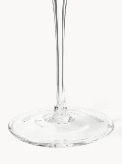 Copas de vino blanco de vidrio soplado Ellery, 4 uds.