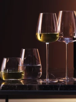 Copas de vino blanco de vidrio soplado Wine Culture, 2 uds.