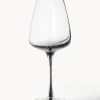 Copas de vino de vidrio soplado artesanalmente Smoke, 4 uds.