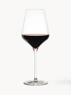 Copas de vino tinto de cristal Quatrophil, 6 uds.