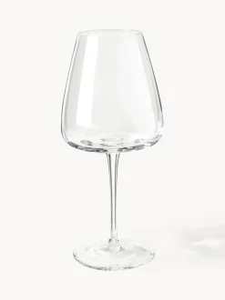 Copas de vino tinto sopladas Ellery, 4 uds.