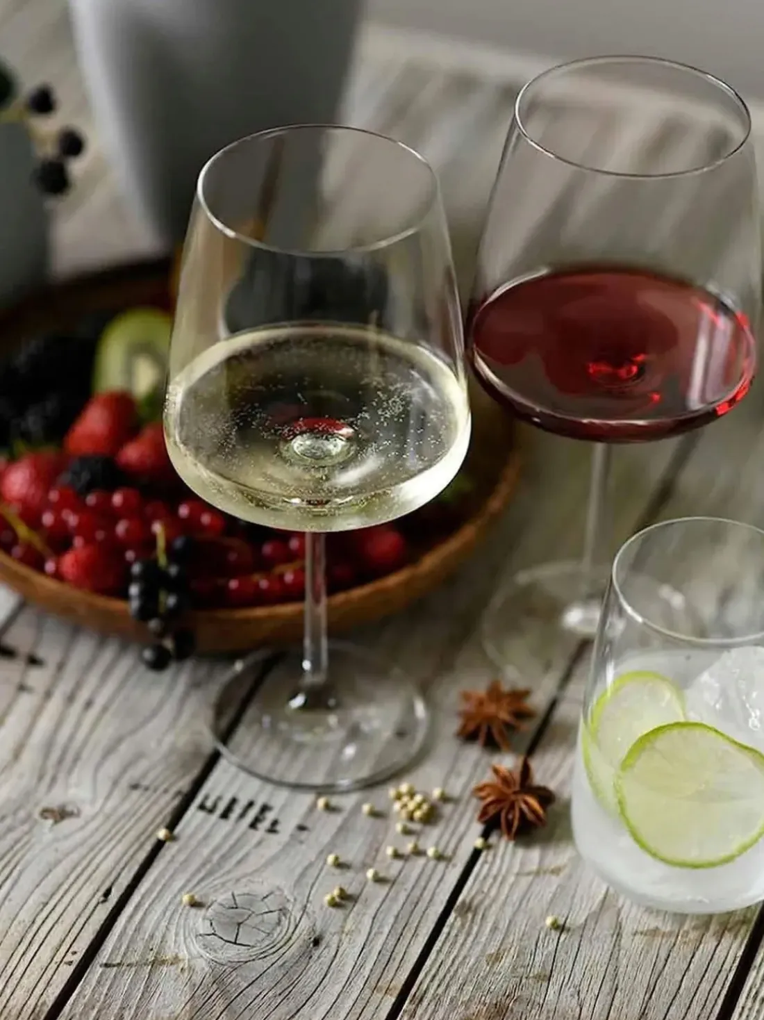 Copas de vino velado exuberante de cristal Vivid Senses, 2 uds.