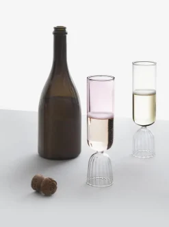 Copas flauta de champán artesanales Tutu, 2 uds.