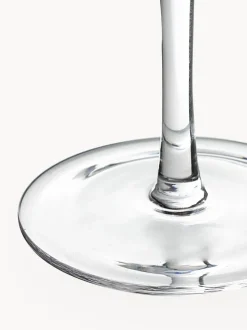 Copas pompadour de champán artesanales con relieves Cami, 4 uds.