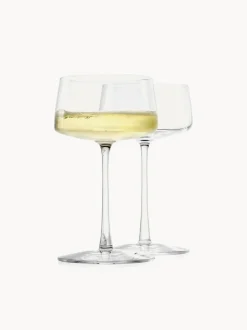 Copas pompadour de champán de cristal Power, 6 uds.