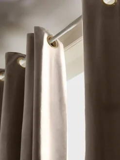 Cortinas oscurecedoras de terciopelo con ojales Rush, 2 uds.