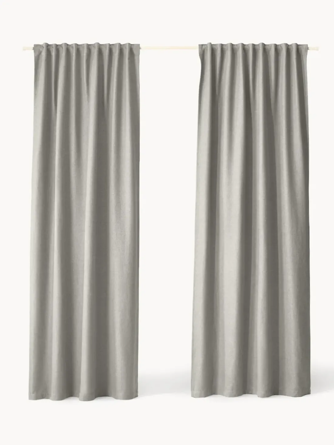 Cortinas semiopacas con multibanda Jensen, 2 uds.