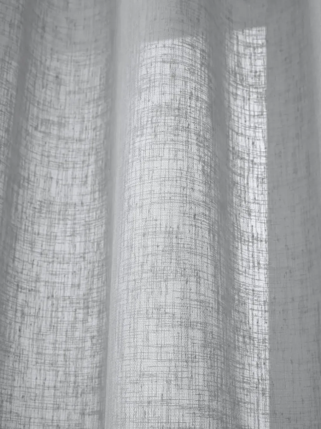 Cortinas semitransparente con cinta de lazo Gardine Ibiza, 2 uds.