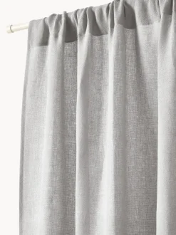 Cortinas semitransparentes con dobladillo Harmony, 2 uds.