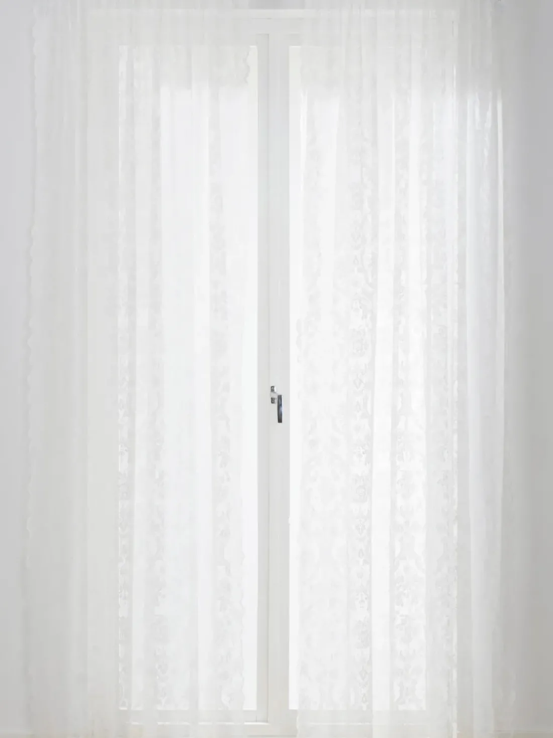 Cortinas transparentes con dobladillo Lacina, 2 uds.