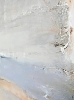 Cuadro en lienzo pintado a mano Scenario, marco de madera