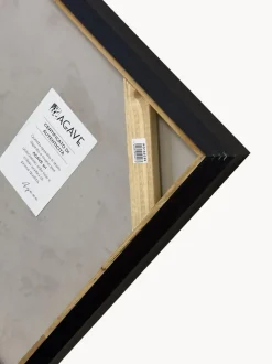 Cuadro en lienzo pintado a mano Blend, marco de madera