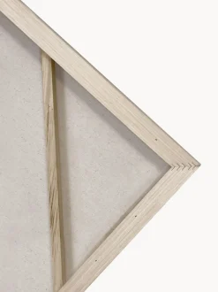 Cuadro en lienzo pintado a mano Hurricane, marco de madera