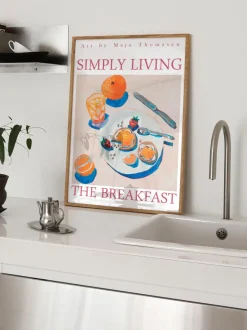 Cuadro enmarcado The Breakfast