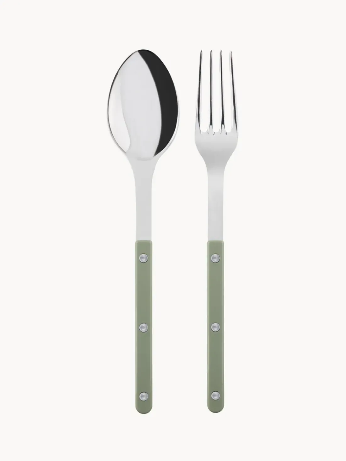 Cubiertos para ensalada de acero inoxidable Bistrot