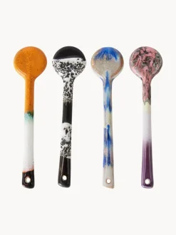 Cucharas artesanales con esmalte reactivo 70s