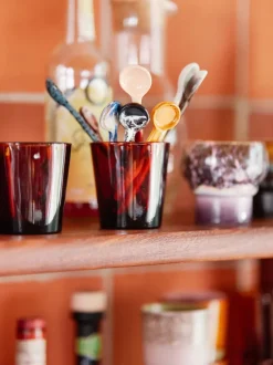 Cucharas artesanales con esmalte reactivo 70s