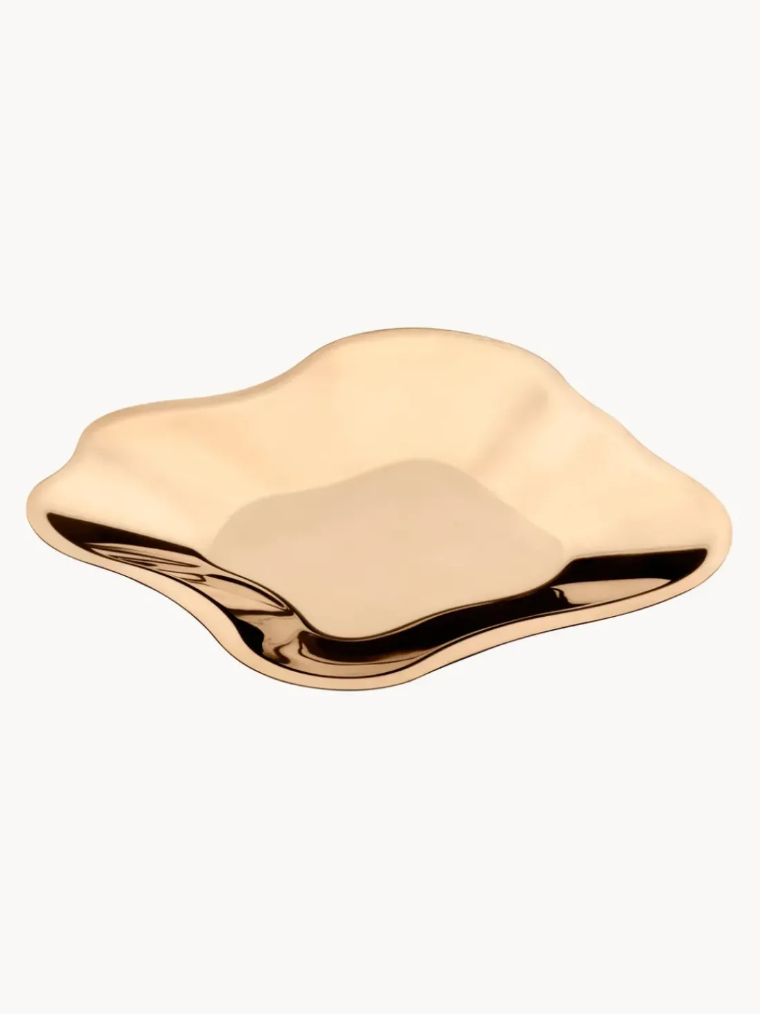 Cuenco decorativo de acero inoxidable Alvar Aalto