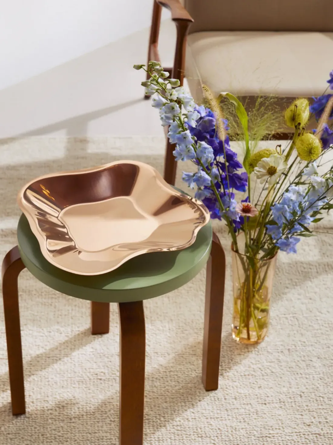 Cuenco decorativo de acero inoxidable Alvar Aalto