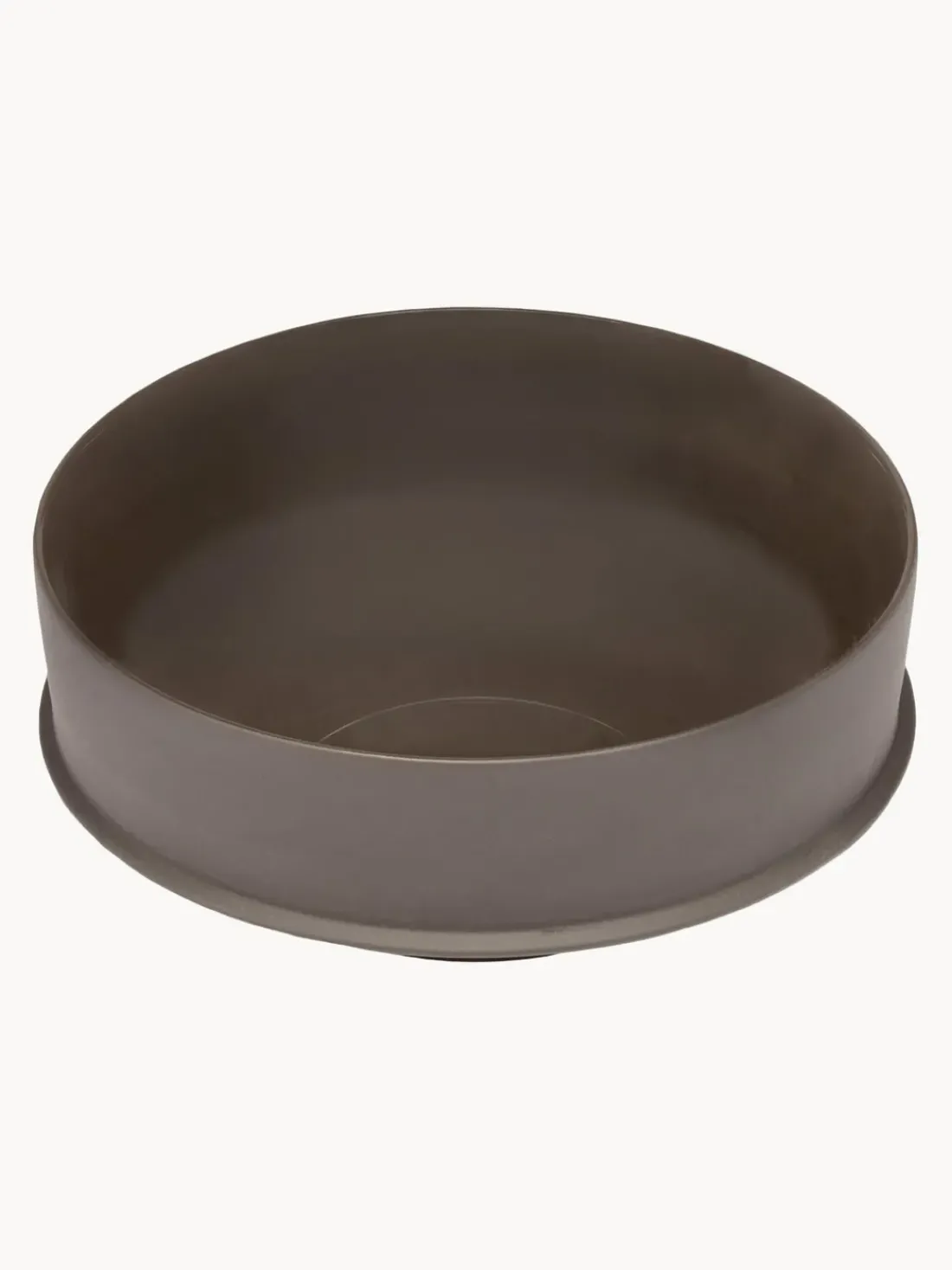 Cuenco de porcelana con esmalte reactivo Dune