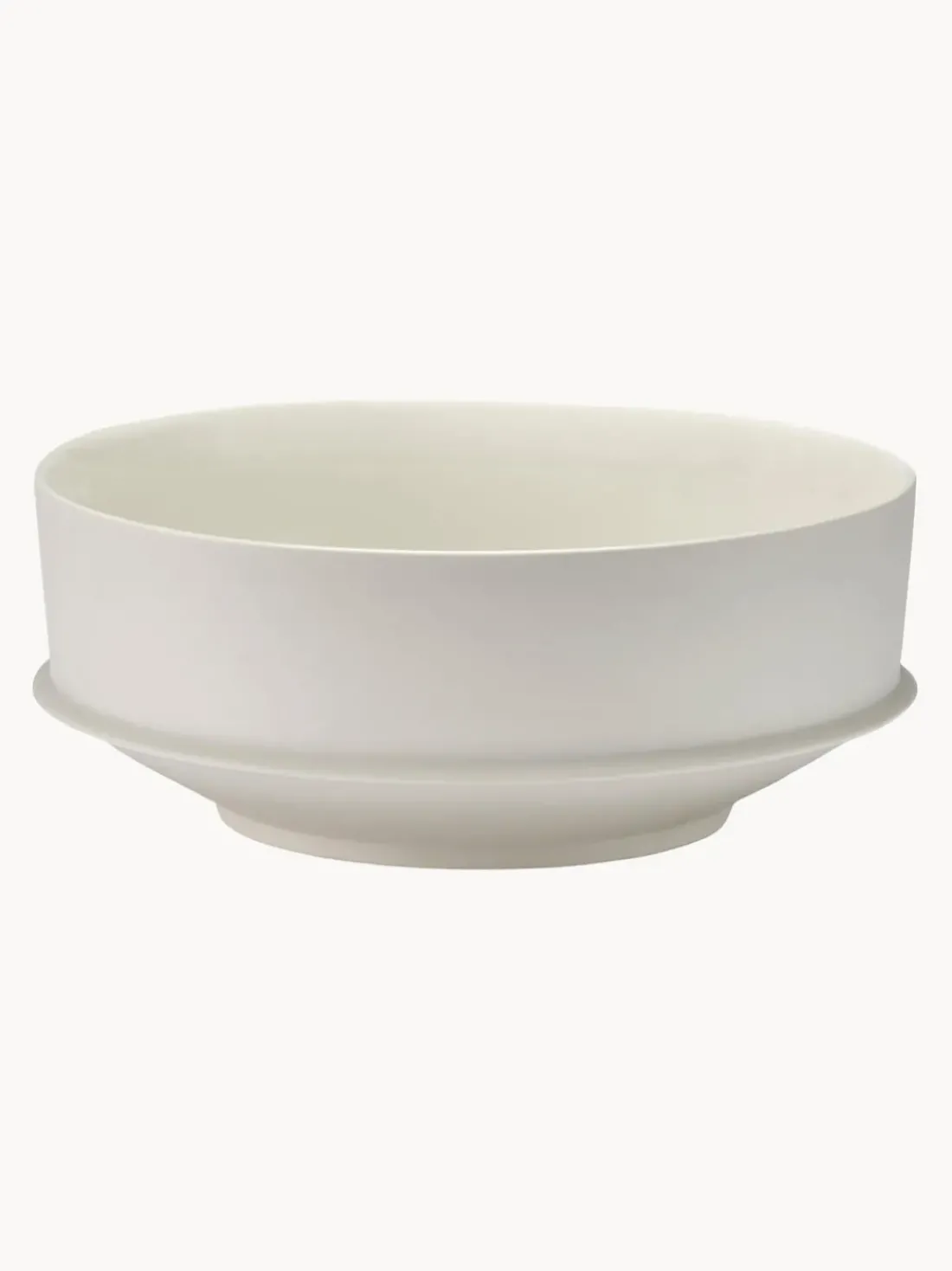 Cuenco de porcelana con esmalte reactivo Dune