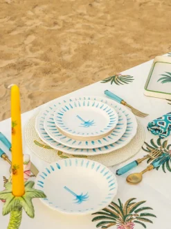 Cuenco de servir pintado a mano The Palms