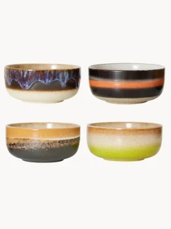 Cuencos artesanales de gres 70's, 4 uds.