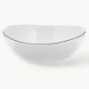 Cuencos artesanales de porcelana Salt, Ø 17 cm, 4 uds.