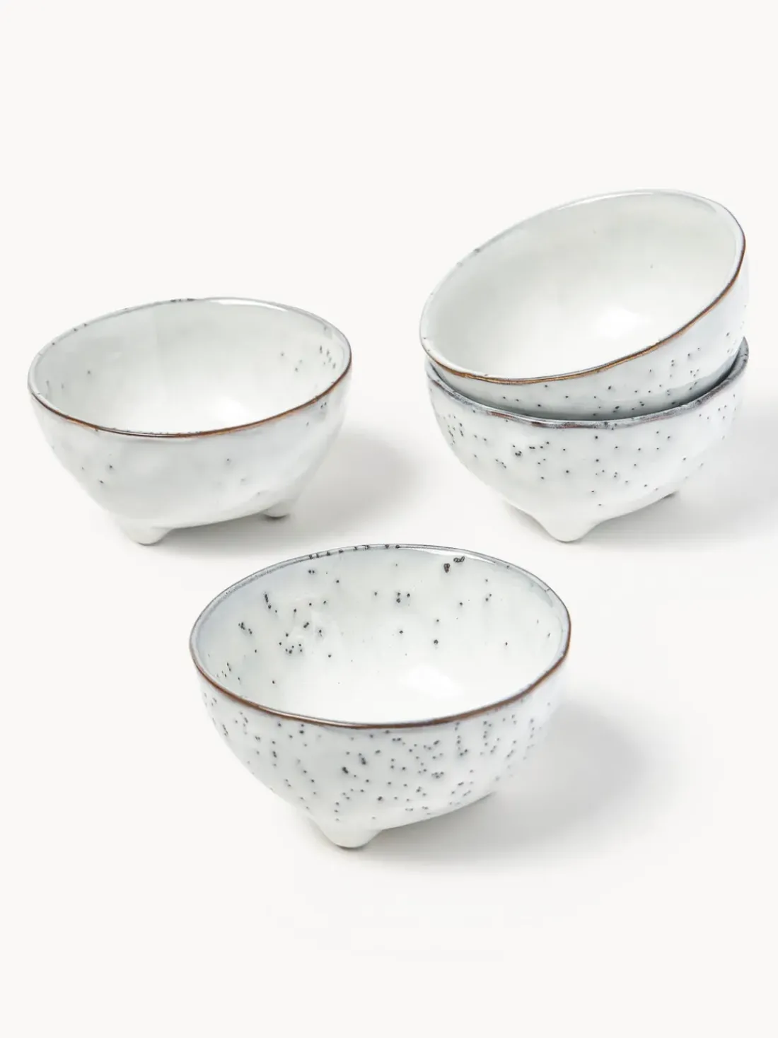 Cuencos artesanales Nordic Sand, 4 uds.