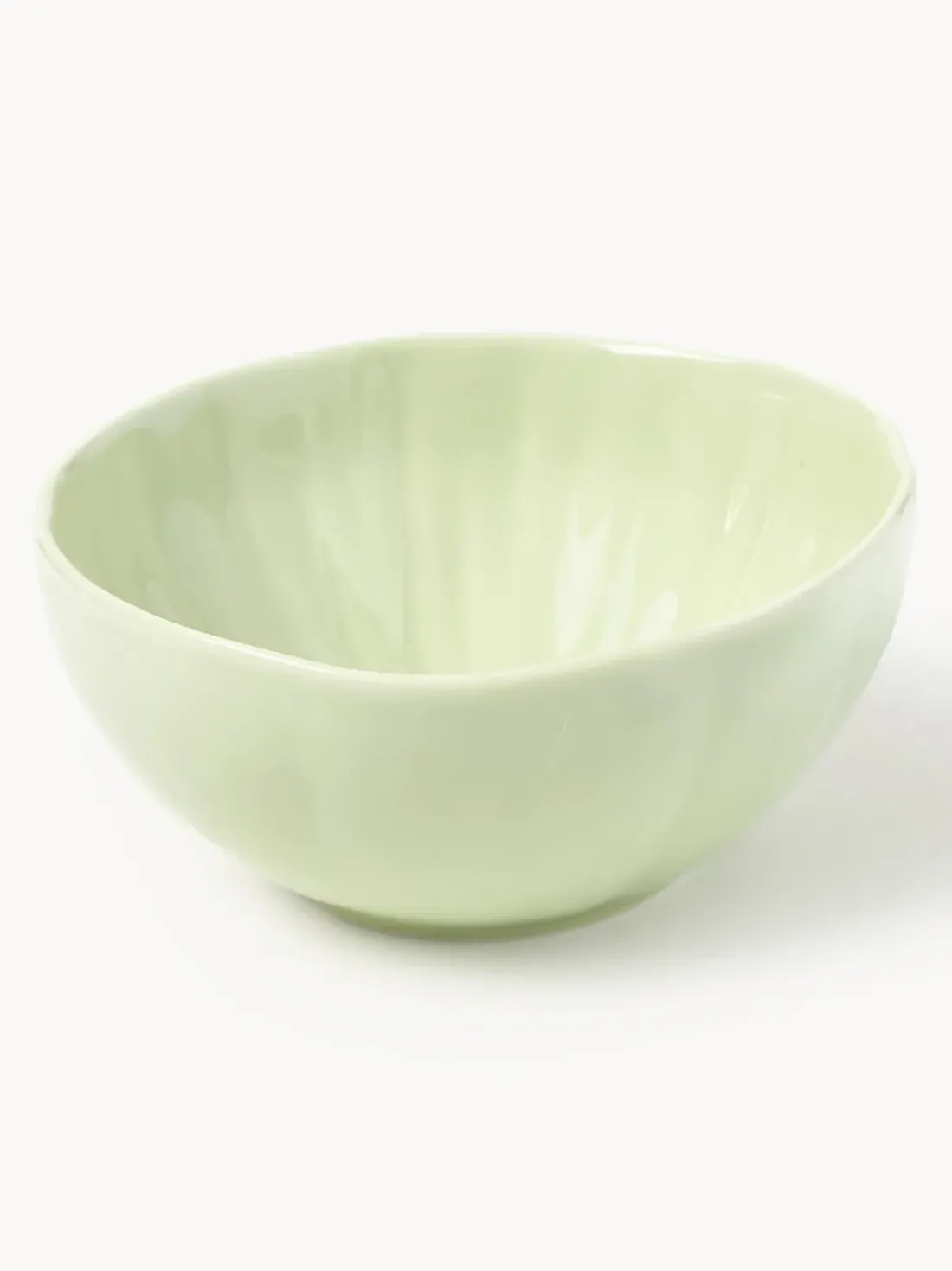 Cuencos de porcelana con relieves Sali, 4 uds.
