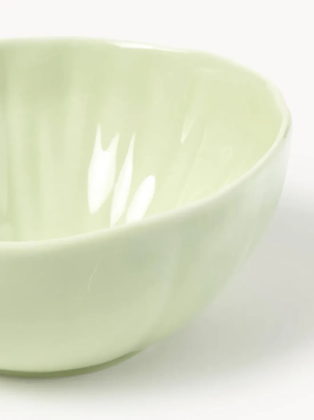 Cuencos de porcelana con relieves Sali, 4 uds.