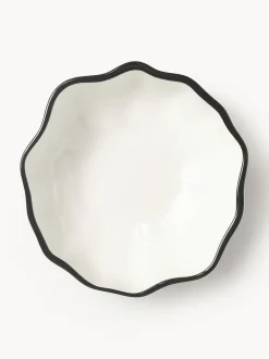 Cuencos de porcelana con volantes Bia, 4 uds.