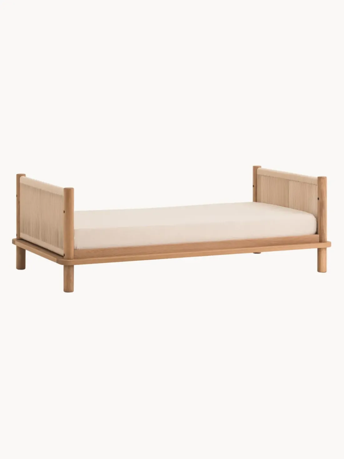 Cuna cama infantil extensible de madera de roble Latitude, 70 x 140 cm