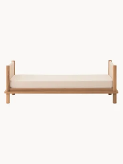 Cuna cama infantil extensible de madera de roble Latitude, 70 x 140 cm