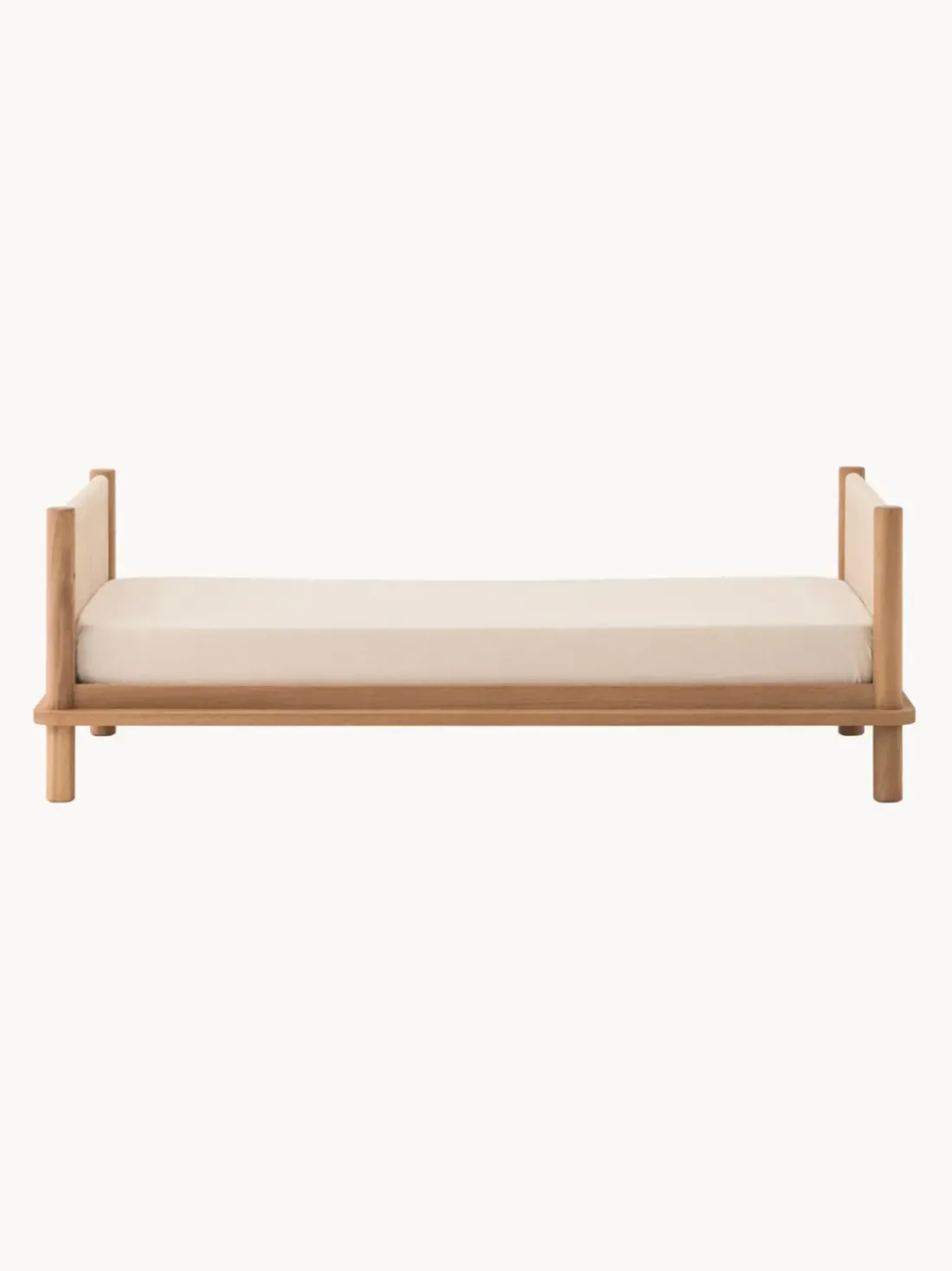 Cuna cama infantil extensible de madera de roble Latitude, 70 x 140 cm