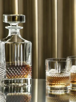 Decantador de cristal con relieve Calicavino, 850 ml