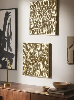 Decoraciones de pared martillada Splash, 2 uds.