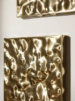 Decoraciones de pared martillada Splash, 2 uds.