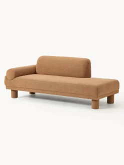 Diván en tejido bouclé Lilo
