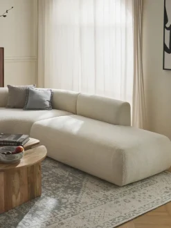 Diván modular de borreguillo Sofia