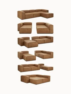 Diván modular de cuero reciclado Lennon