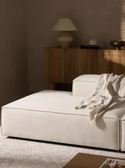 Diván modular de mezcla de lino Lennon