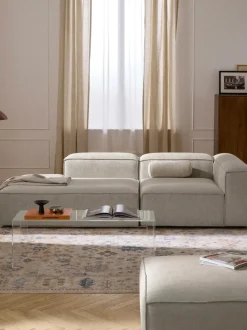 Diván modular de mezcla de lino Lennon