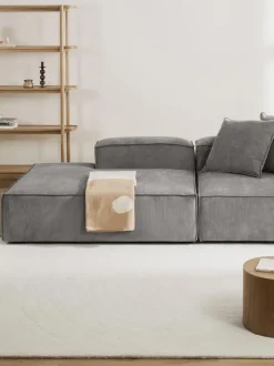 Diván modular de pana Lennon