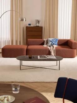 Diván modular en tejido bouclé Anton