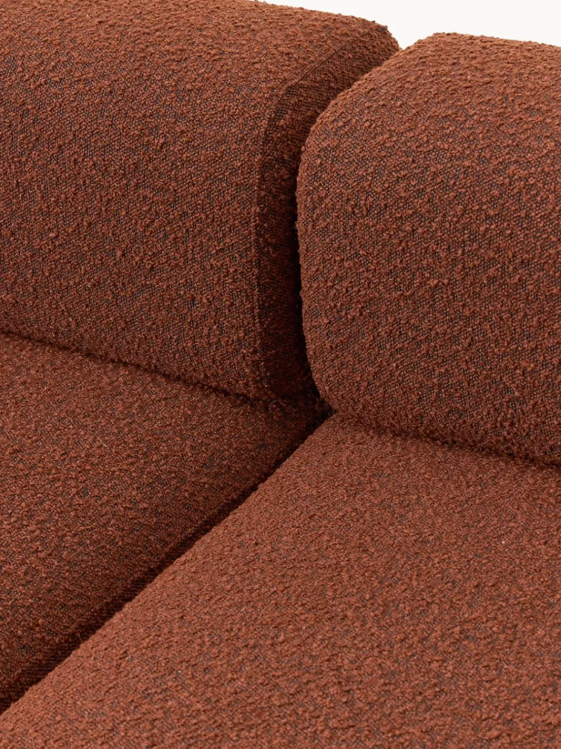 Diván modular en tejido bouclé Anton