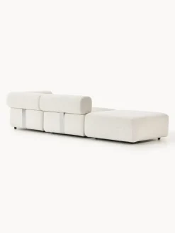 Diván modular en tejido bouclé Anton