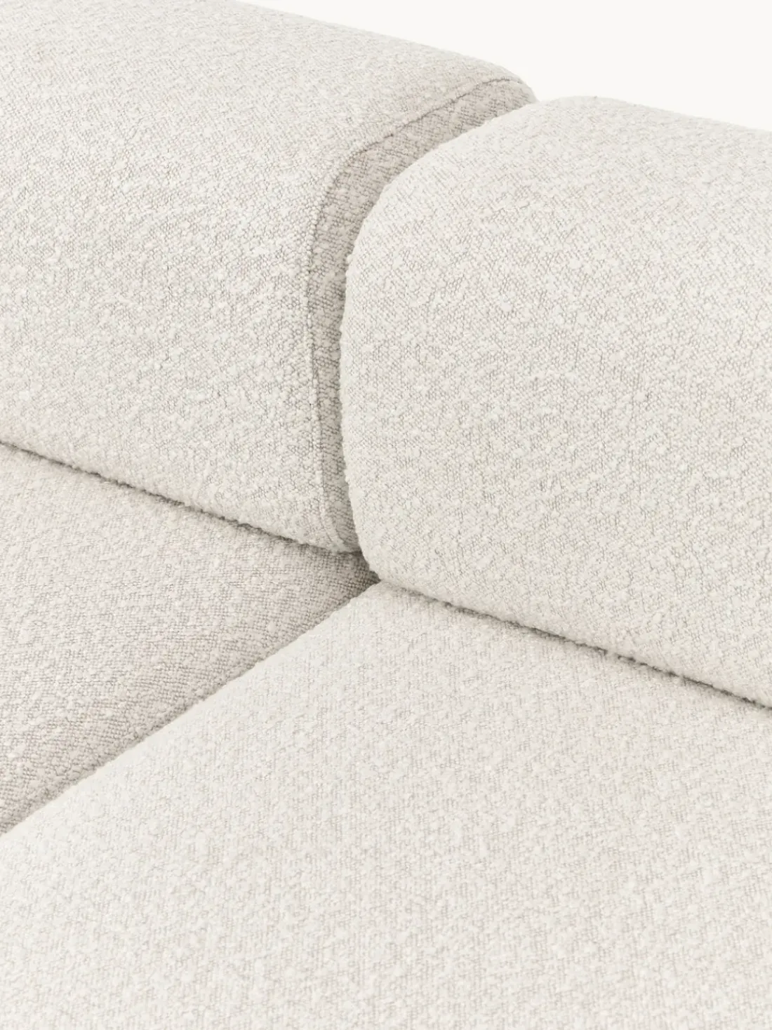 Diván modular en tejido bouclé Anton