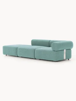 Diván modular en tejido bouclé Anton
