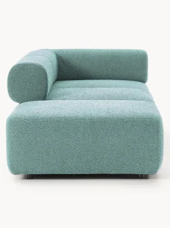 Diván modular en tejido bouclé Anton